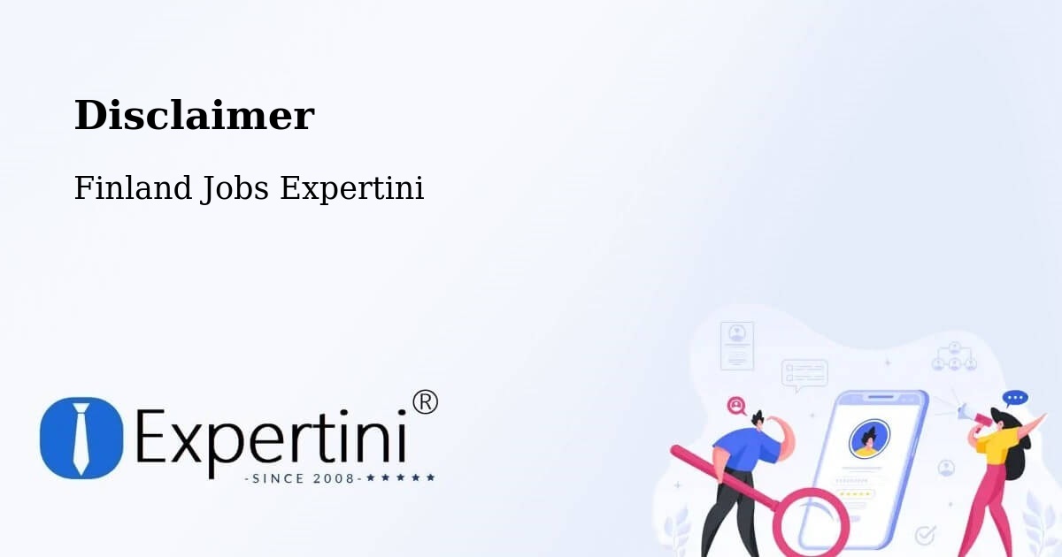 Disclaimer – Lovisa - Finland Jobs Expertini